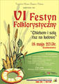Plakat VI Festiwalu "Chlebem i solą"