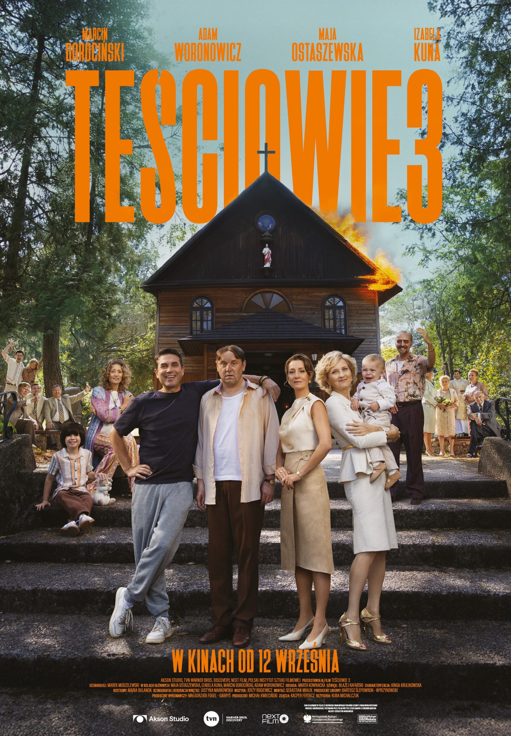Plakat promujący film Teściowie 3