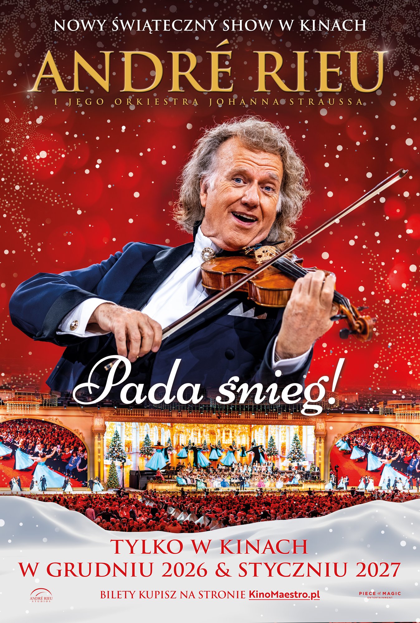 Andre Rieu. Pada śnieg! plakat