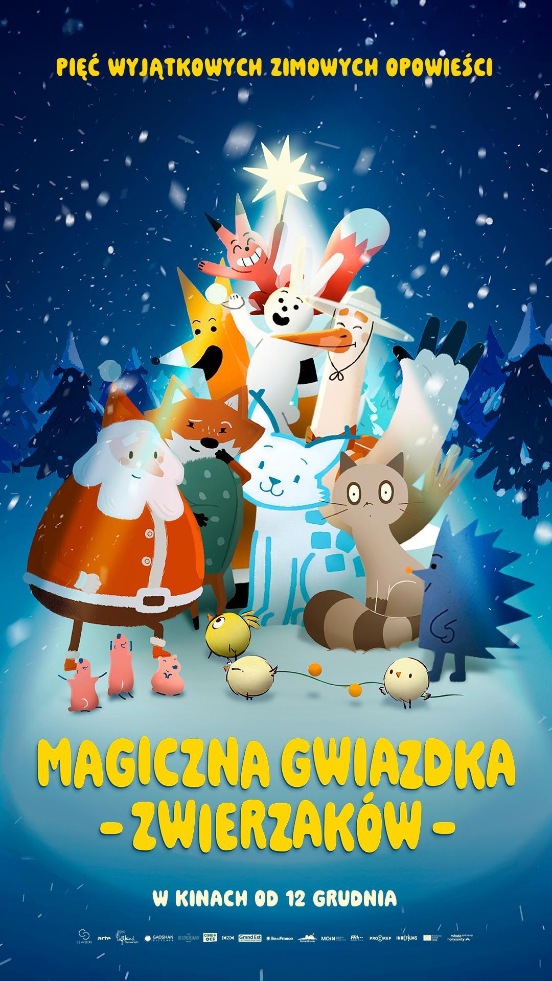 Plakat panoramiczny "Magiczna gwiazdka zwierzaków"