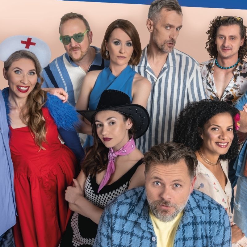 Fragment plakatu promującego spektakl To Tylko Sex