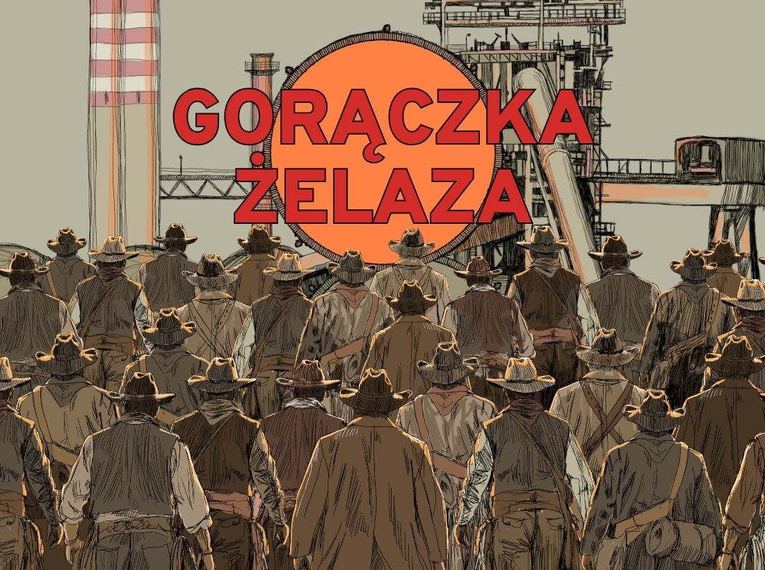 grafika slider promująca spektakl gorączka żelaza