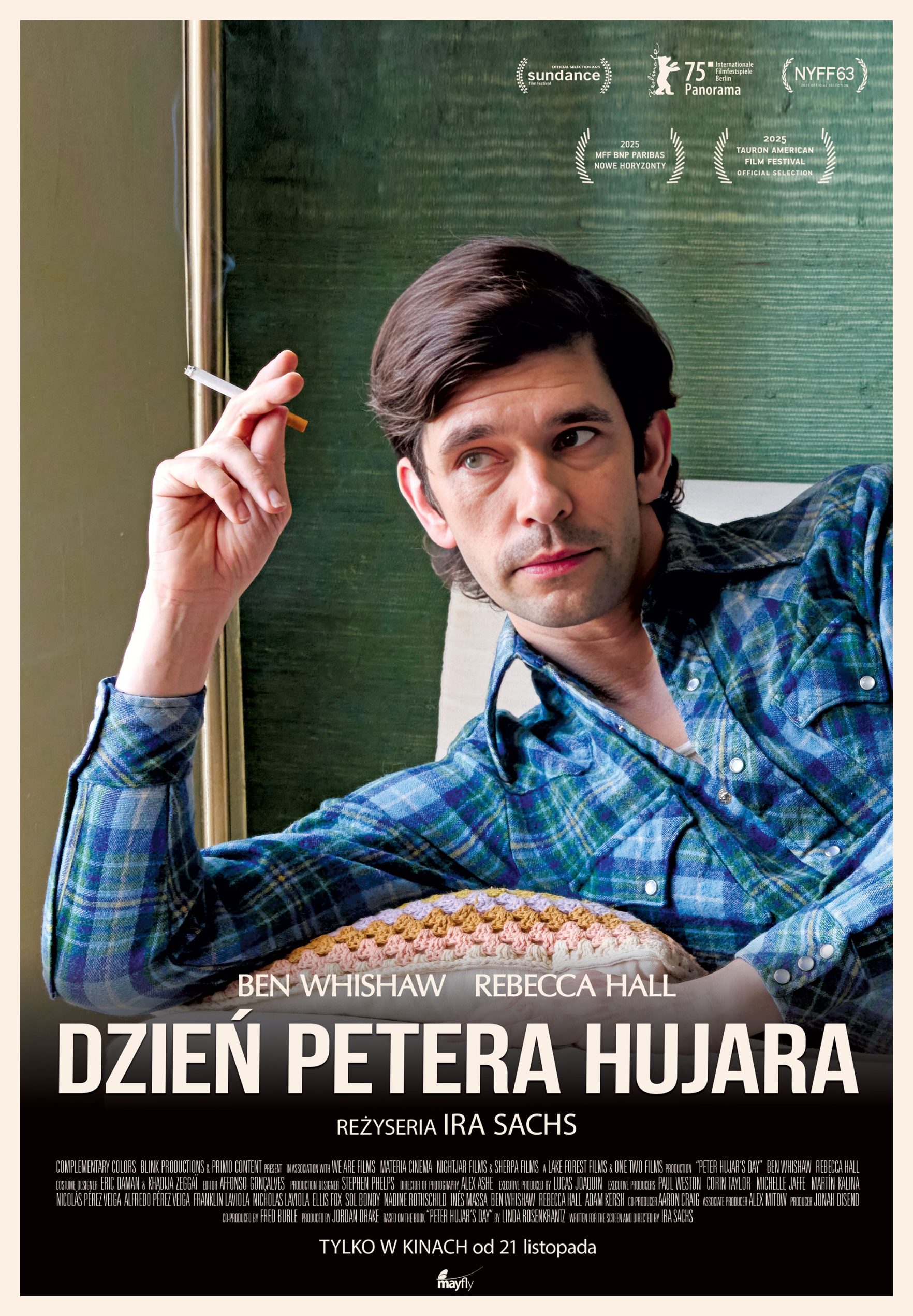Plakat do filmu "Dzień Petera Hujara"