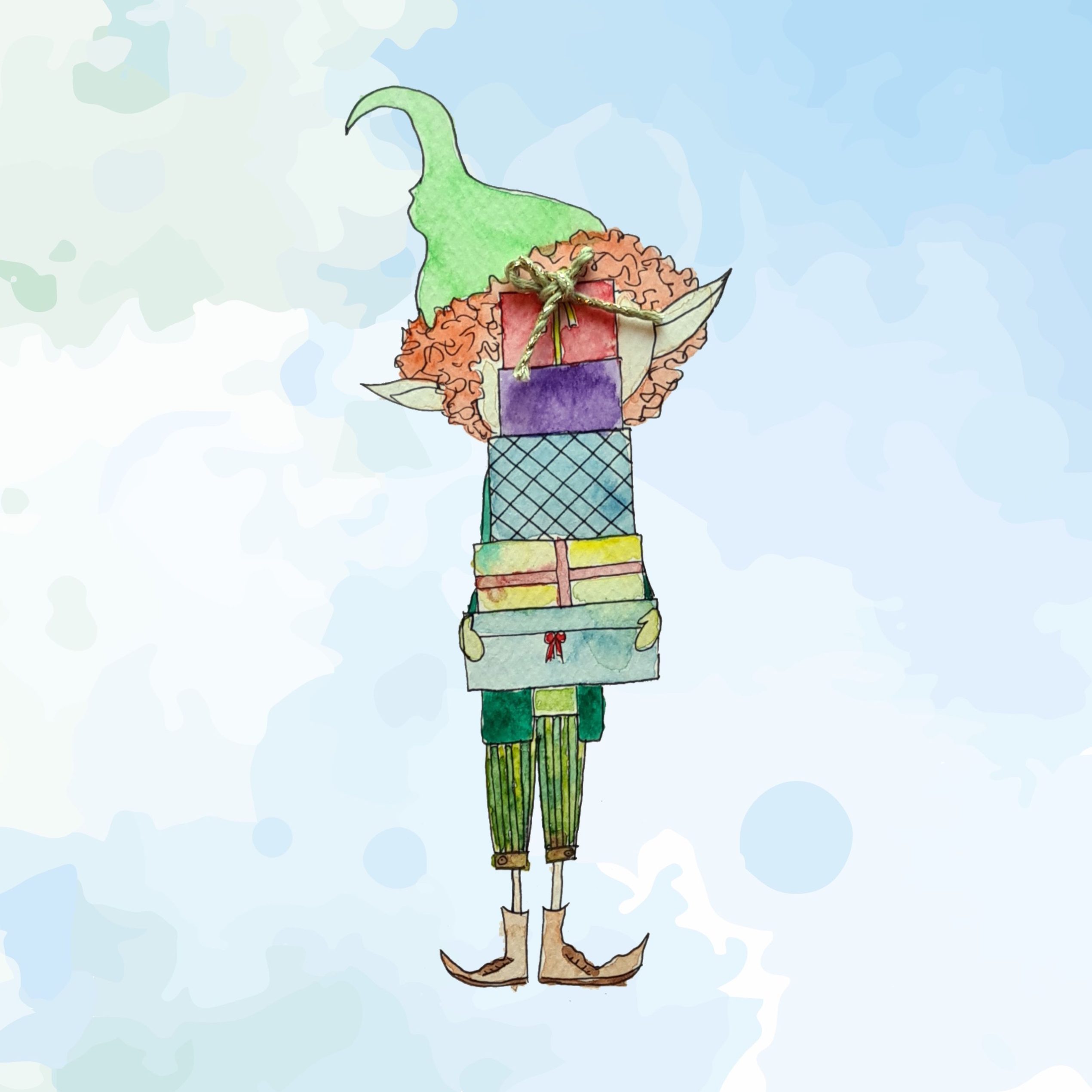 Grafika promująca wydarzenie "Mikołajki w Klubie Osiedlowym Krąg"