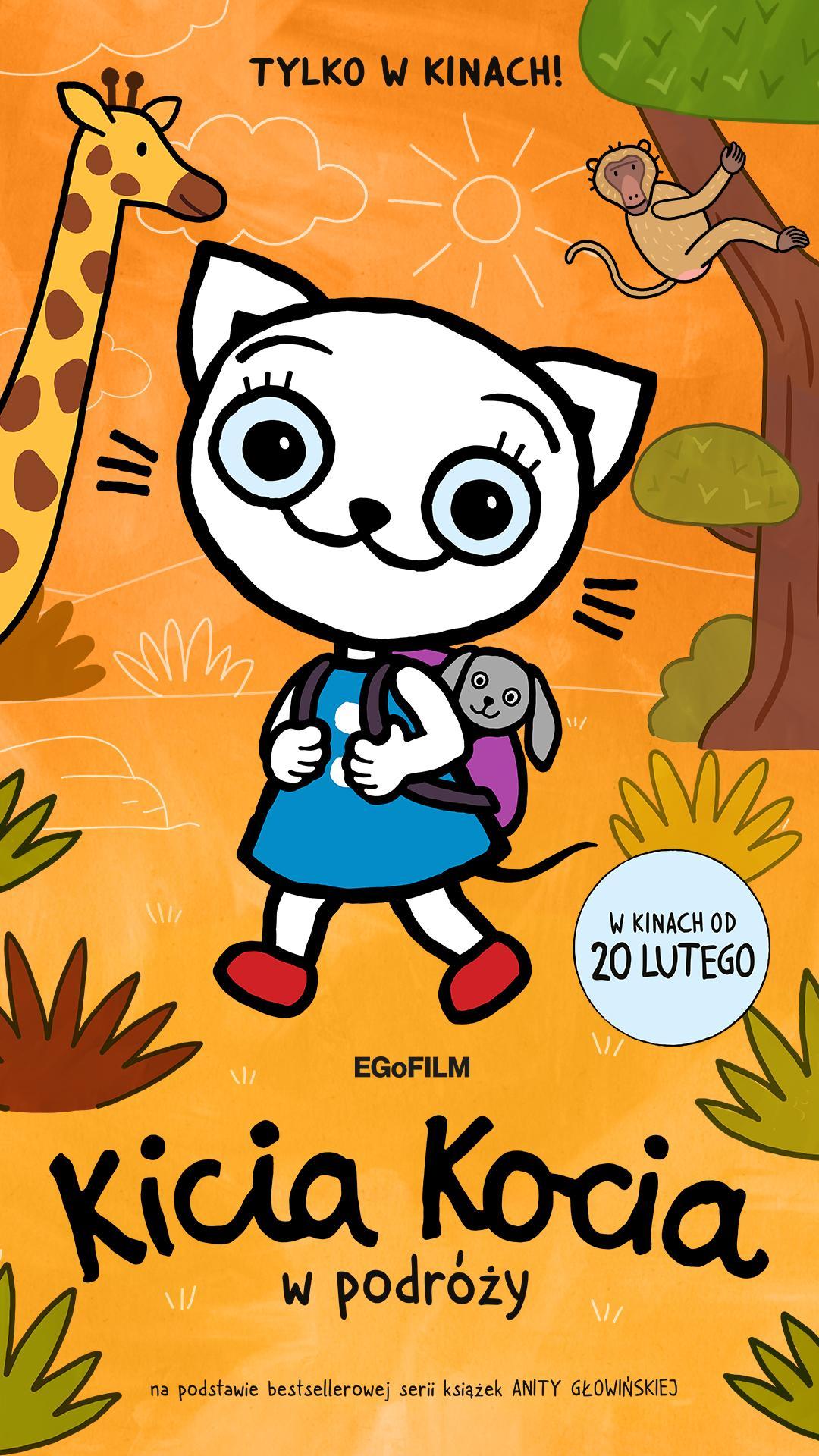 Plakat Kicia Kocia w podróży