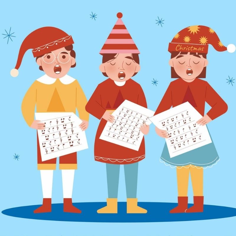 Fragment plakatu promującego wydarzenie "Kolędy Serce Śpiewane"