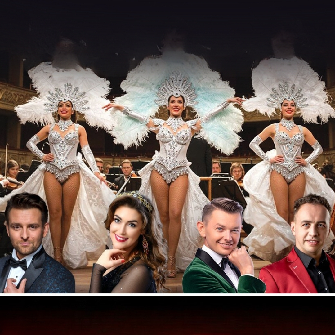 grafika promująca koncert światowa gala muzyczna