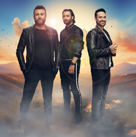 grafika promująca koncert zespołu tre voci