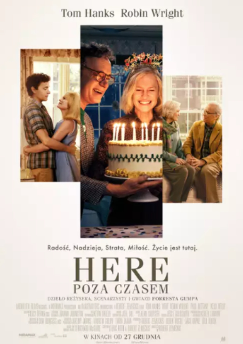 plakat promujący film here poza czasem