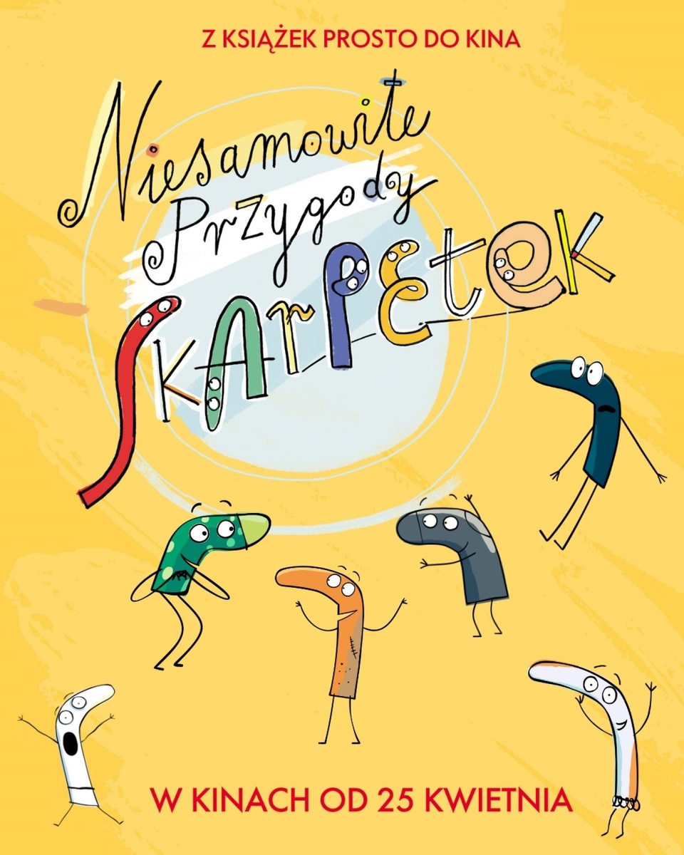 Niesamowite przygody skarpetek plakat