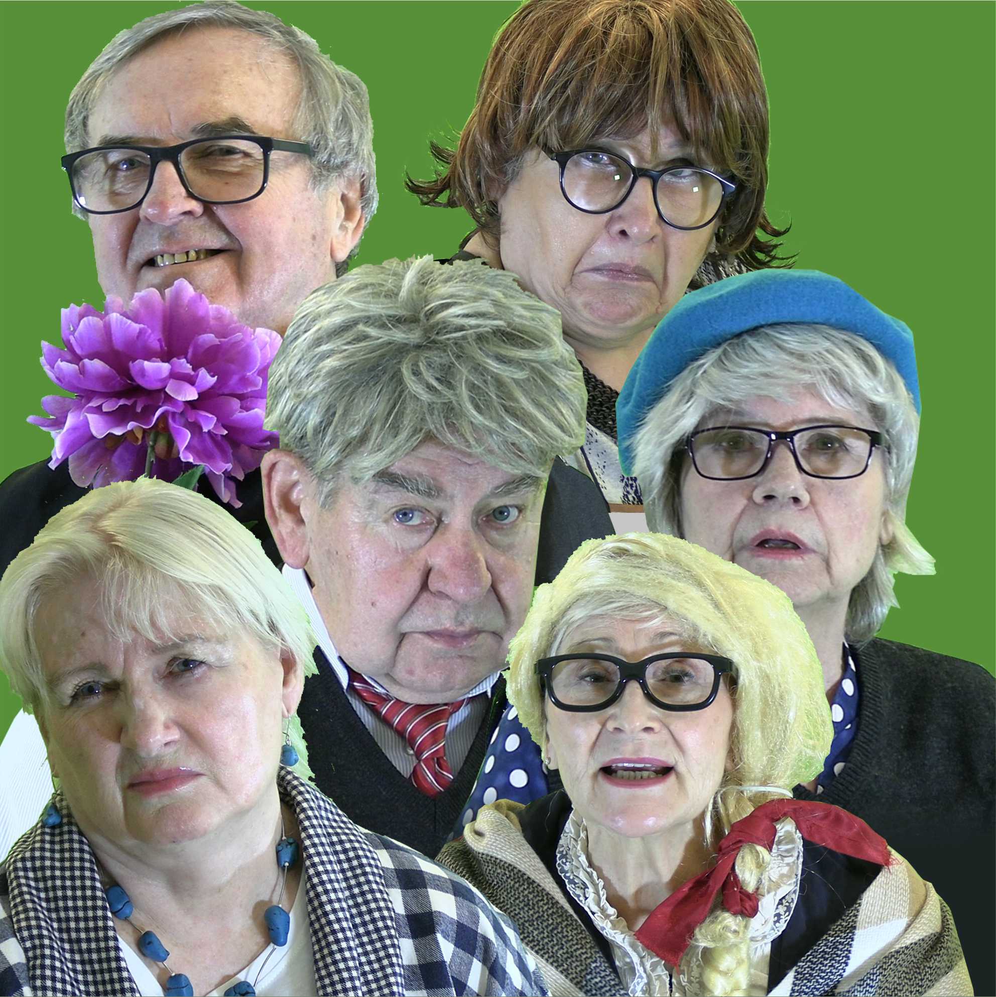 Plakat promujący wydarzenie Wojna Płci - czyli Dzień Kobiet z Kabaretem Drugie dno