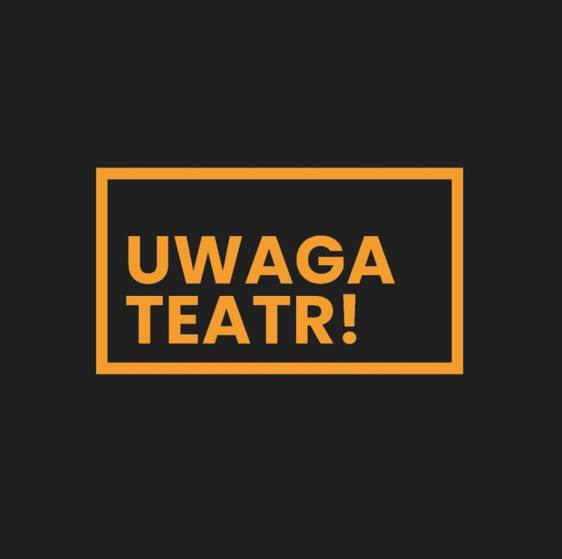 grafika z logotypem cyklu uwaga teatr