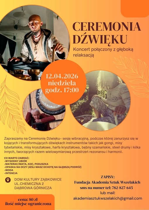 Ceremonia Dźwięku plakat