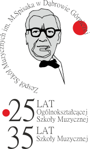 logo - zespół szkół muzycznych w&nbsp;dąbrowie górniczej jubileusz
