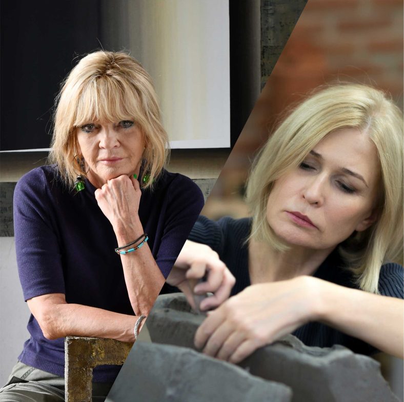 zdjęcie wydarzenia przedstawiające autorki wystawy Ontologie formy