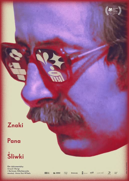 Znaki pana Śliwki plakat