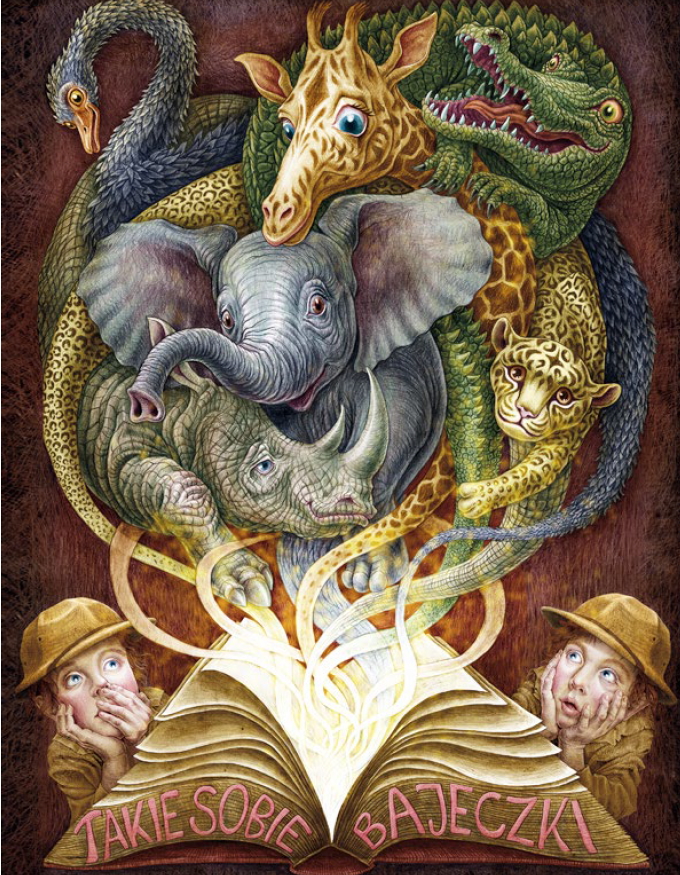 plakat promujący spektakl dla dzieci takie sobie bajeczki