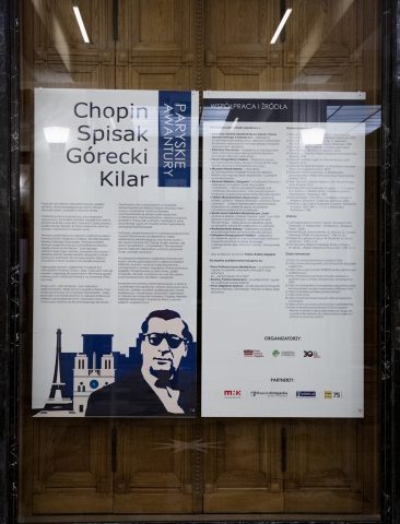 017 - Wystawa Chopin- Spisak-Górecki Kilar-Paryskie awantury