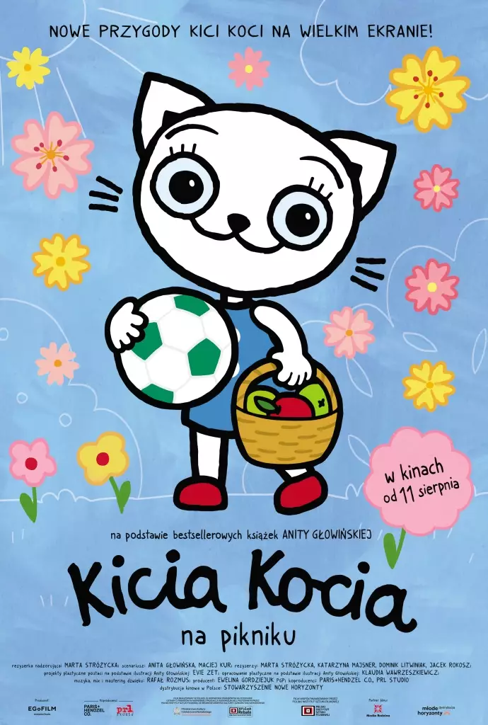 Kicia Kocia na pikniku PLAKAT