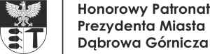 logo - honorowy patronat prezydent dąbrowa górnicza
