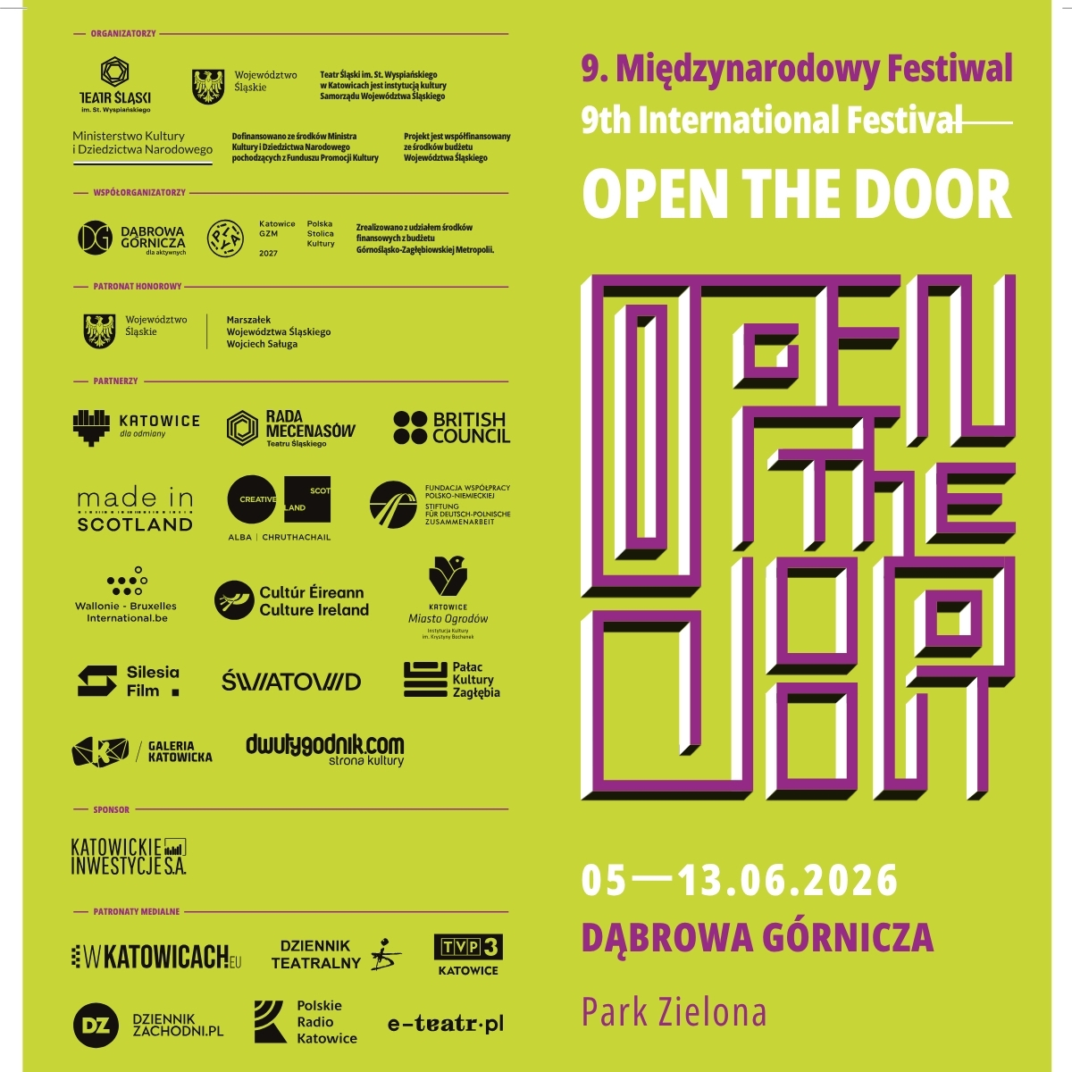 plakat promujący festiwal open the door