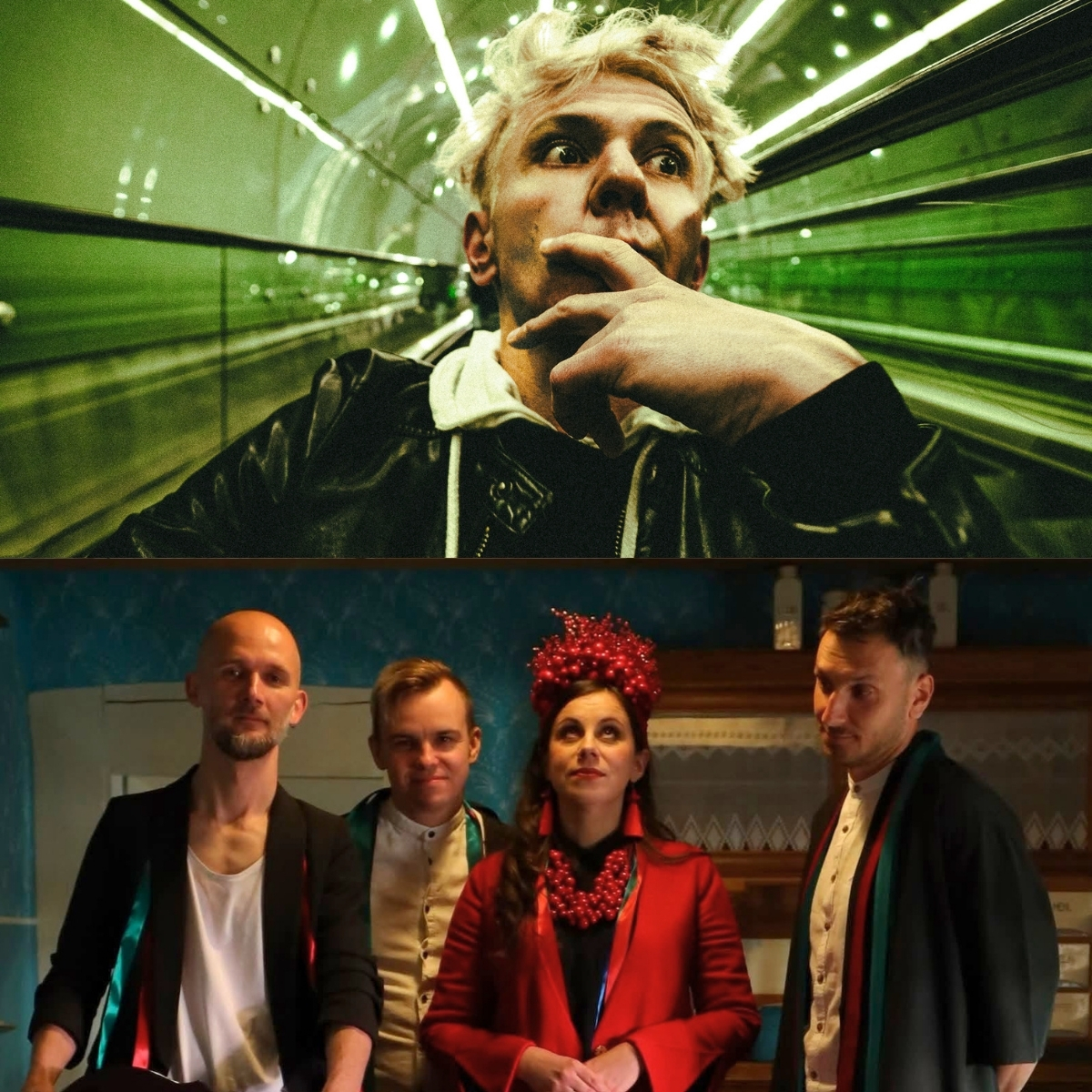 grafika promująca podwójny koncert projektu muzyka nad wodą