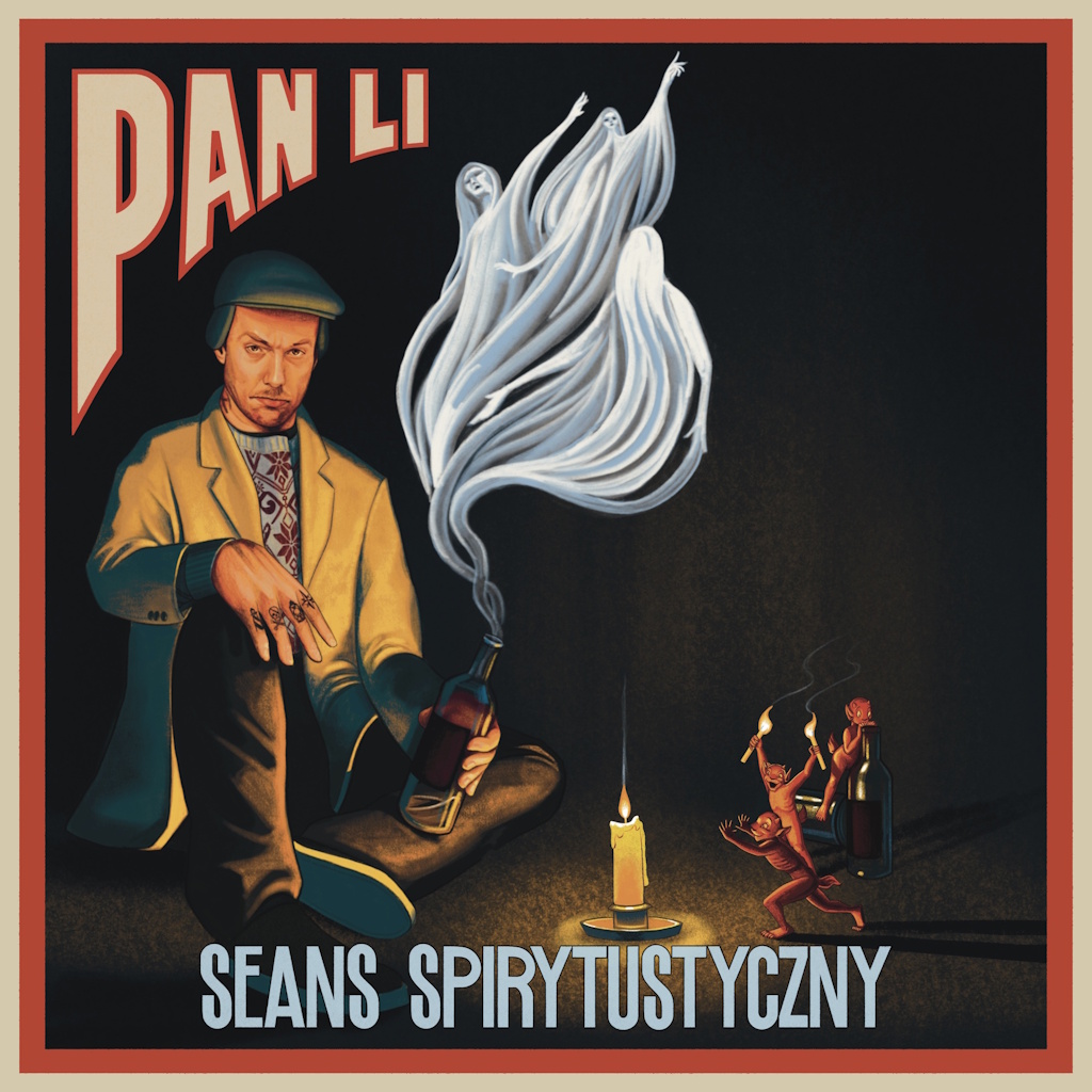 Grafika promująca wydarzenie "Pan Li - Seans Spirytustyczny"