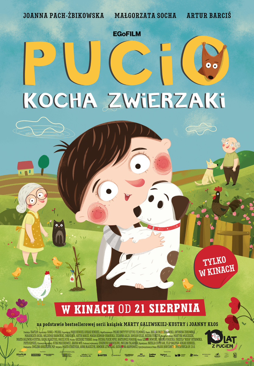 Pucio kocha zwierzaki plakat