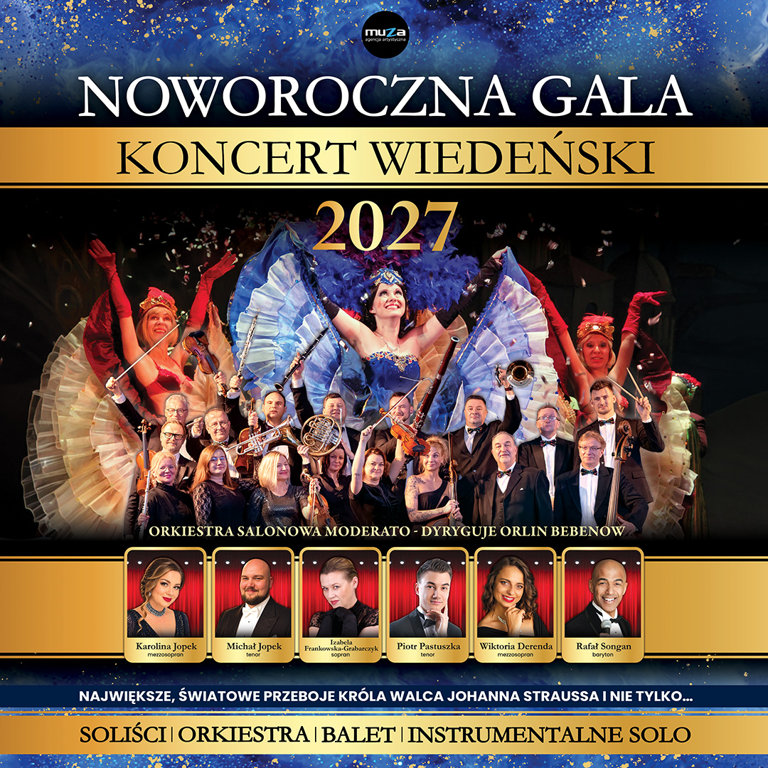 Plakat promujący Noworoczny Koncert Wiedeński