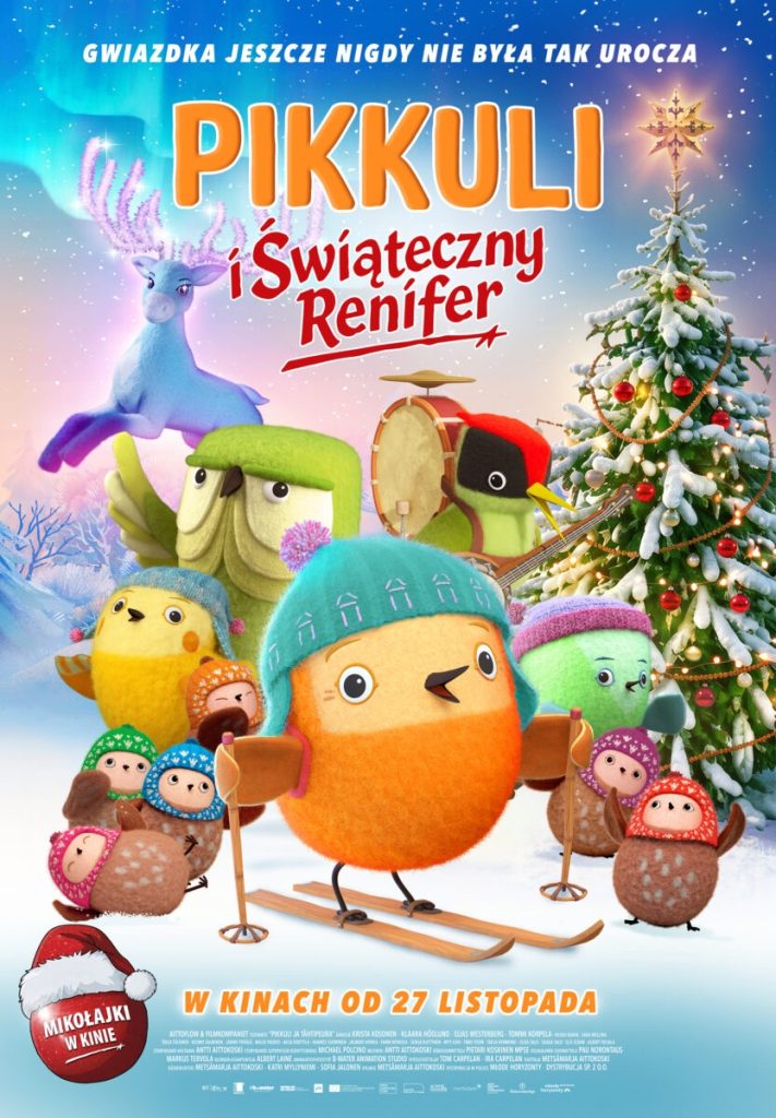 Pikkuli i Świateczny renifer plakat